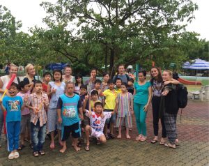 Waterpark with children of City Orphanage